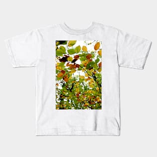 Colourful Autumn Leaves Kids T-Shirt